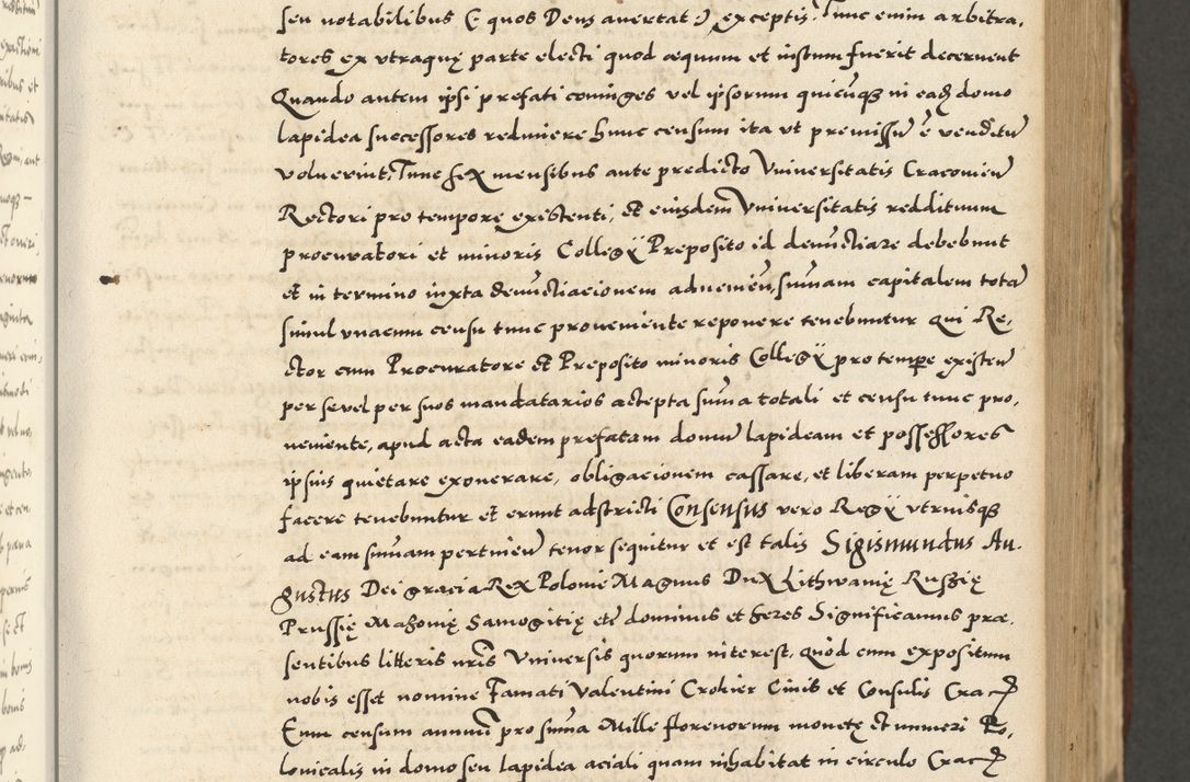 Zdjęcie nr 247 dla obiektu archiwalnego: Acta actorum causarum sententiarum deffinitiuarum, quam interloquutoriarum, decretorum, obligationum, procuratorum etc. coram Reverendo Domino Martino Izbienski de Rusiecz Archidiacono Posnaniensis, custode et in Spiritualibus Vicario generali officiali Cracoviensis, ad Annum Domini Millesimum quingentesimum Sexagesimum Nonum cuius indictio duodecima, Pontus Sanctissimi Pii Papae Quinti Annus quartus foeliciter continuantur
