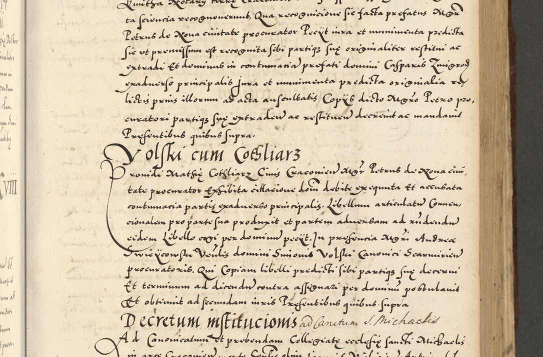 Zdjęcie nr 209 dla obiektu archiwalnego: Acta actorum causarum sententiarum deffinitiuarum, quam interloquutoriarum, decretorum, obligationum, procuratorum etc. coram Reverendo Domino Martino Izbienski de Rusiecz Archidiacono Posnaniensis, custode et in Spiritualibus Vicario generali officiali Cracoviensis, ad Annum Domini Millesimum quingentesimum Sexagesimum Nonum cuius indictio duodecima, Pontus Sanctissimi Pii Papae Quinti Annus quartus foeliciter continuantur