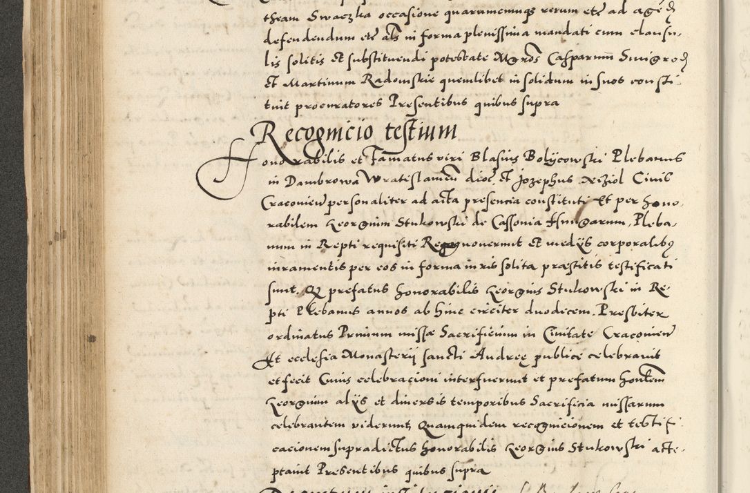 Zdjęcie nr 210 dla obiektu archiwalnego: Acta actorum causarum sententiarum deffinitiuarum, quam interloquutoriarum, decretorum, obligationum, procuratorum etc. coram Reverendo Domino Martino Izbienski de Rusiecz Archidiacono Posnaniensis, custode et in Spiritualibus Vicario generali officiali Cracoviensis, ad Annum Domini Millesimum quingentesimum Sexagesimum Nonum cuius indictio duodecima, Pontus Sanctissimi Pii Papae Quinti Annus quartus foeliciter continuantur