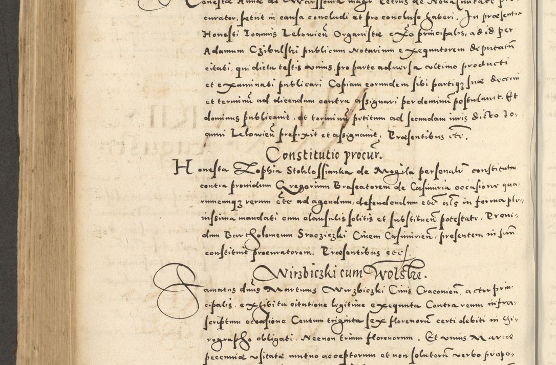Zdjęcie nr 606 dla obiektu archiwalnego: Acta actorum causarum sententiarum deffinitiuarum, quam interloquutoriarum, decretorum, obligationum, procuratorum etc. coram Reverendo Domino Martino Izbienski de Rusiecz Archidiacono Posnaniensis, custode et in Spiritualibus Vicario generali officiali Cracoviensis, ad Annum Domini Millesimum quingentesimum Sexagesimum Nonum cuius indictio duodecima, Pontus Sanctissimi Pii Papae Quinti Annus quartus foeliciter continuantur