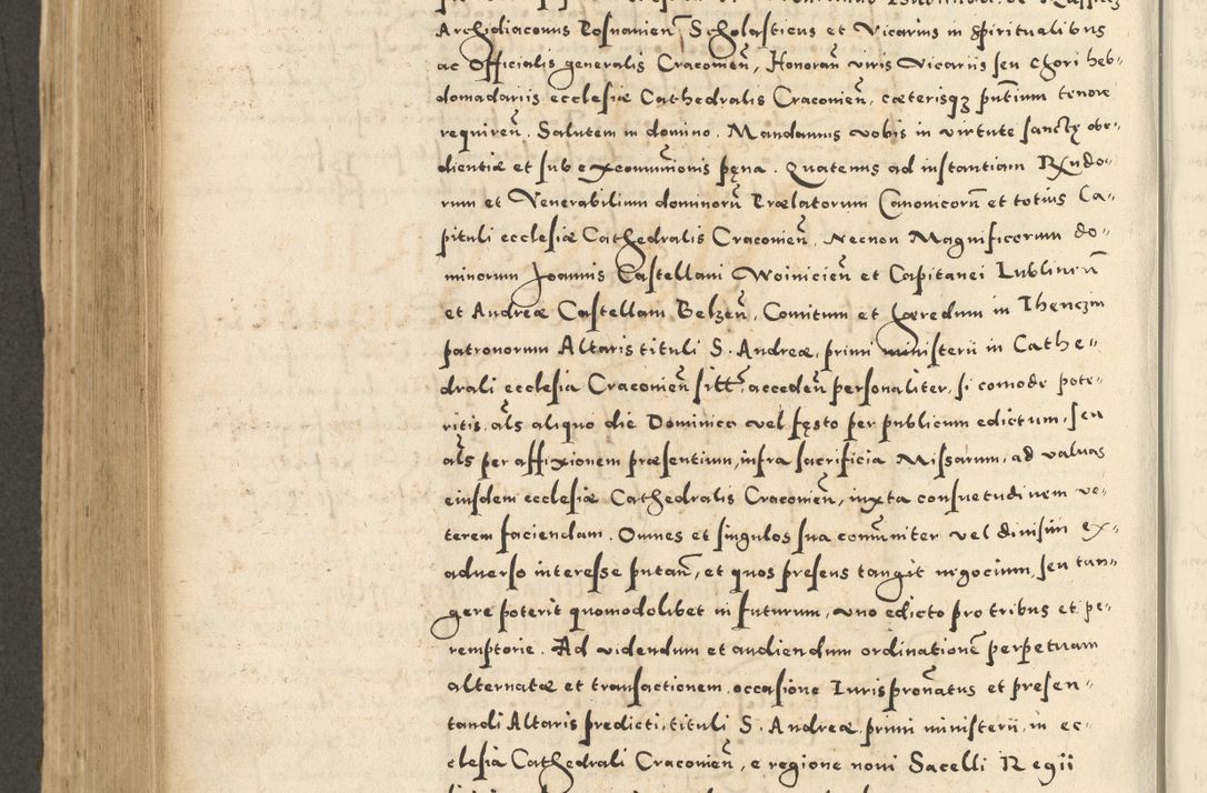 Zdjęcie nr 604 dla obiektu archiwalnego: Acta actorum causarum sententiarum deffinitiuarum, quam interloquutoriarum, decretorum, obligationum, procuratorum etc. coram Reverendo Domino Martino Izbienski de Rusiecz Archidiacono Posnaniensis, custode et in Spiritualibus Vicario generali officiali Cracoviensis, ad Annum Domini Millesimum quingentesimum Sexagesimum Nonum cuius indictio duodecima, Pontus Sanctissimi Pii Papae Quinti Annus quartus foeliciter continuantur