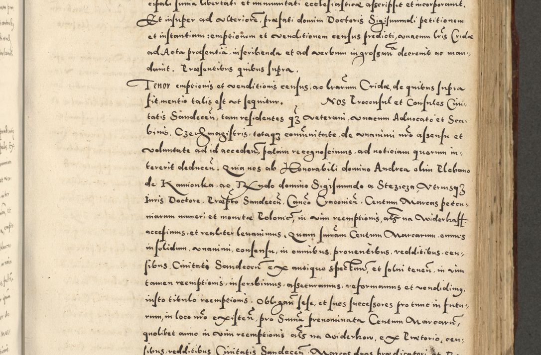 Zdjęcie nr 599 dla obiektu archiwalnego: Acta actorum causarum sententiarum deffinitiuarum, quam interloquutoriarum, decretorum, obligationum, procuratorum etc. coram Reverendo Domino Martino Izbienski de Rusiecz Archidiacono Posnaniensis, custode et in Spiritualibus Vicario generali officiali Cracoviensis, ad Annum Domini Millesimum quingentesimum Sexagesimum Nonum cuius indictio duodecima, Pontus Sanctissimi Pii Papae Quinti Annus quartus foeliciter continuantur