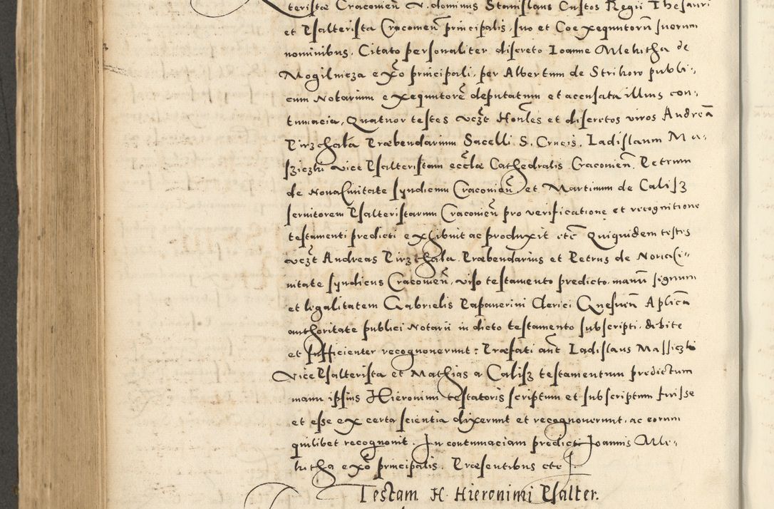 Zdjęcie nr 576 dla obiektu archiwalnego: Acta actorum causarum sententiarum deffinitiuarum, quam interloquutoriarum, decretorum, obligationum, procuratorum etc. coram Reverendo Domino Martino Izbienski de Rusiecz Archidiacono Posnaniensis, custode et in Spiritualibus Vicario generali officiali Cracoviensis, ad Annum Domini Millesimum quingentesimum Sexagesimum Nonum cuius indictio duodecima, Pontus Sanctissimi Pii Papae Quinti Annus quartus foeliciter continuantur