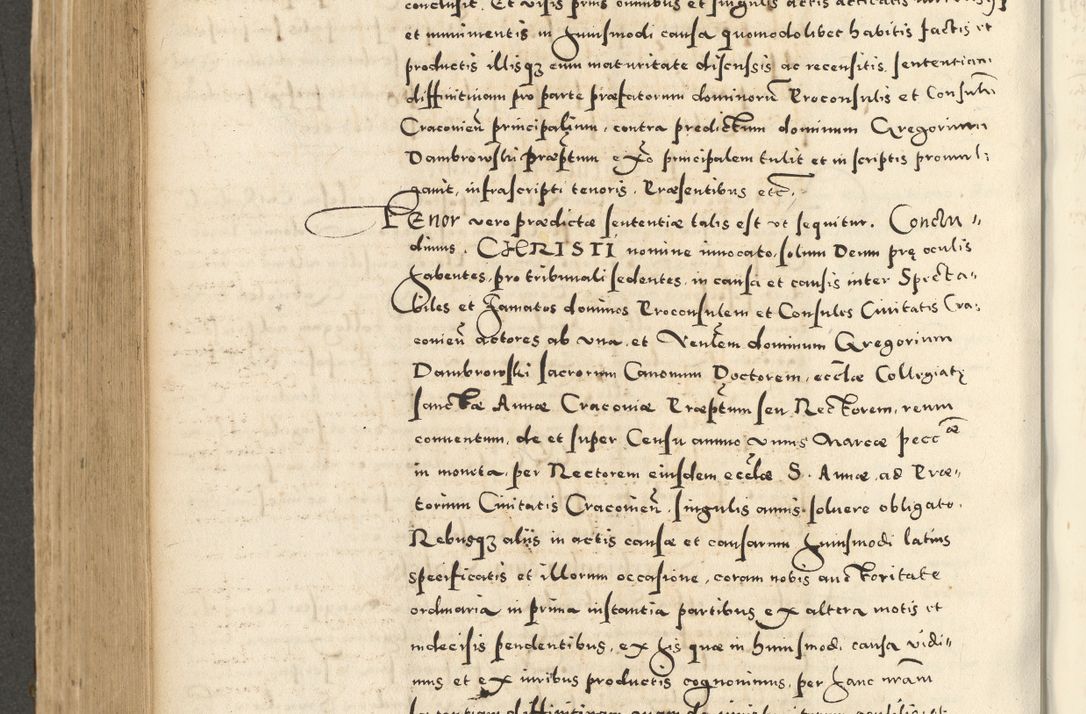 Zdjęcie nr 566 dla obiektu archiwalnego: Acta actorum causarum sententiarum deffinitiuarum, quam interloquutoriarum, decretorum, obligationum, procuratorum etc. coram Reverendo Domino Martino Izbienski de Rusiecz Archidiacono Posnaniensis, custode et in Spiritualibus Vicario generali officiali Cracoviensis, ad Annum Domini Millesimum quingentesimum Sexagesimum Nonum cuius indictio duodecima, Pontus Sanctissimi Pii Papae Quinti Annus quartus foeliciter continuantur