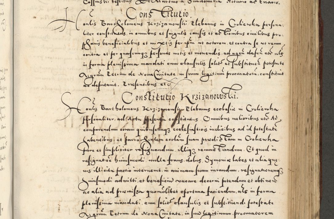 Zdjęcie nr 547 dla obiektu archiwalnego: Acta actorum causarum sententiarum deffinitiuarum, quam interloquutoriarum, decretorum, obligationum, procuratorum etc. coram Reverendo Domino Martino Izbienski de Rusiecz Archidiacono Posnaniensis, custode et in Spiritualibus Vicario generali officiali Cracoviensis, ad Annum Domini Millesimum quingentesimum Sexagesimum Nonum cuius indictio duodecima, Pontus Sanctissimi Pii Papae Quinti Annus quartus foeliciter continuantur