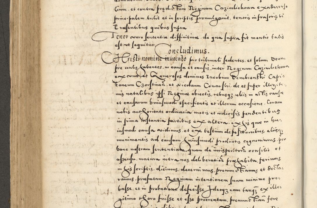 Zdjęcie nr 540 dla obiektu archiwalnego: Acta actorum causarum sententiarum deffinitiuarum, quam interloquutoriarum, decretorum, obligationum, procuratorum etc. coram Reverendo Domino Martino Izbienski de Rusiecz Archidiacono Posnaniensis, custode et in Spiritualibus Vicario generali officiali Cracoviensis, ad Annum Domini Millesimum quingentesimum Sexagesimum Nonum cuius indictio duodecima, Pontus Sanctissimi Pii Papae Quinti Annus quartus foeliciter continuantur