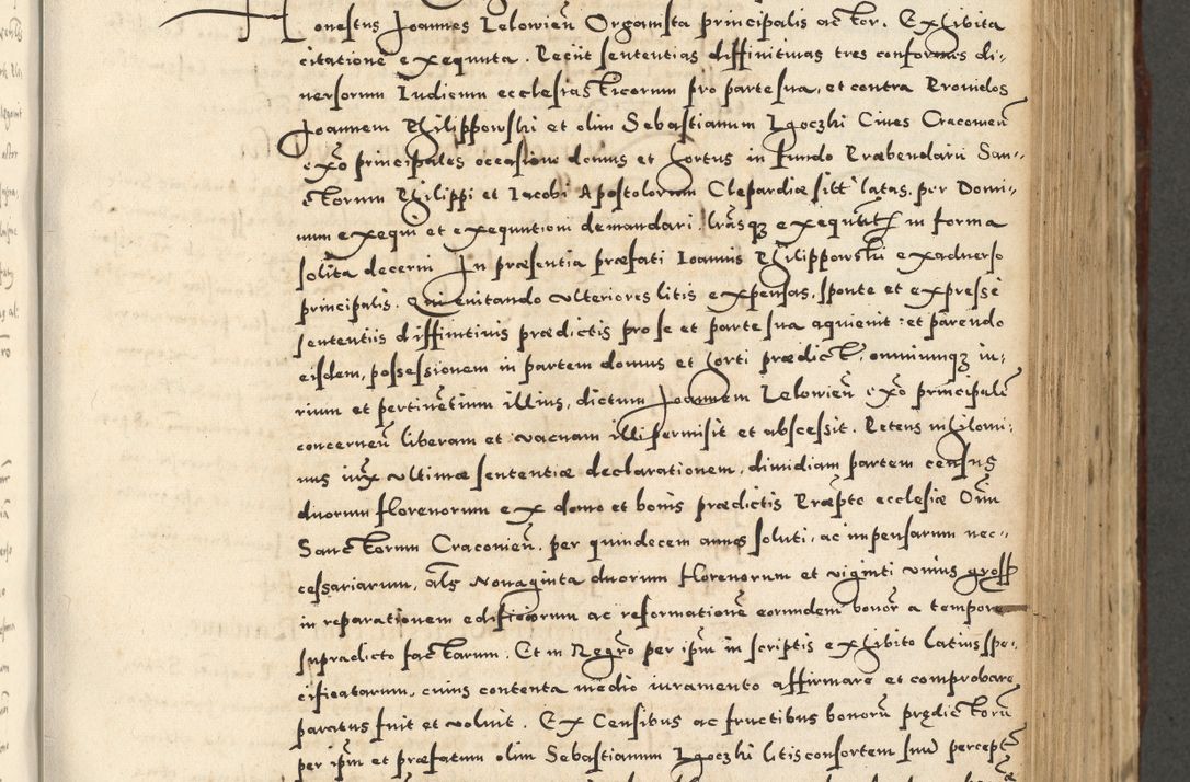 Zdjęcie nr 533 dla obiektu archiwalnego: Acta actorum causarum sententiarum deffinitiuarum, quam interloquutoriarum, decretorum, obligationum, procuratorum etc. coram Reverendo Domino Martino Izbienski de Rusiecz Archidiacono Posnaniensis, custode et in Spiritualibus Vicario generali officiali Cracoviensis, ad Annum Domini Millesimum quingentesimum Sexagesimum Nonum cuius indictio duodecima, Pontus Sanctissimi Pii Papae Quinti Annus quartus foeliciter continuantur