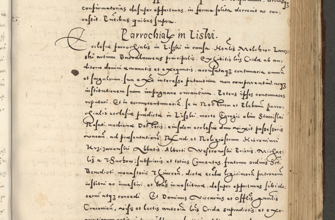 Zdjęcie nr 517 dla obiektu archiwalnego: Acta actorum causarum sententiarum deffinitiuarum, quam interloquutoriarum, decretorum, obligationum, procuratorum etc. coram Reverendo Domino Martino Izbienski de Rusiecz Archidiacono Posnaniensis, custode et in Spiritualibus Vicario generali officiali Cracoviensis, ad Annum Domini Millesimum quingentesimum Sexagesimum Nonum cuius indictio duodecima, Pontus Sanctissimi Pii Papae Quinti Annus quartus foeliciter continuantur