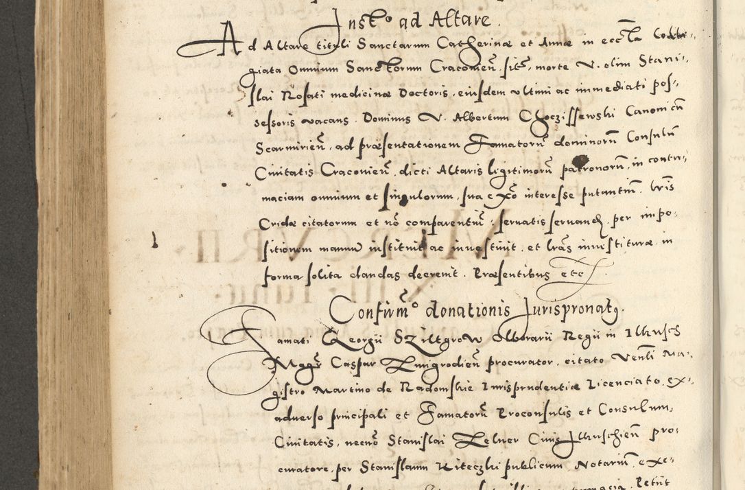 Zdjęcie nr 516 dla obiektu archiwalnego: Acta actorum causarum sententiarum deffinitiuarum, quam interloquutoriarum, decretorum, obligationum, procuratorum etc. coram Reverendo Domino Martino Izbienski de Rusiecz Archidiacono Posnaniensis, custode et in Spiritualibus Vicario generali officiali Cracoviensis, ad Annum Domini Millesimum quingentesimum Sexagesimum Nonum cuius indictio duodecima, Pontus Sanctissimi Pii Papae Quinti Annus quartus foeliciter continuantur