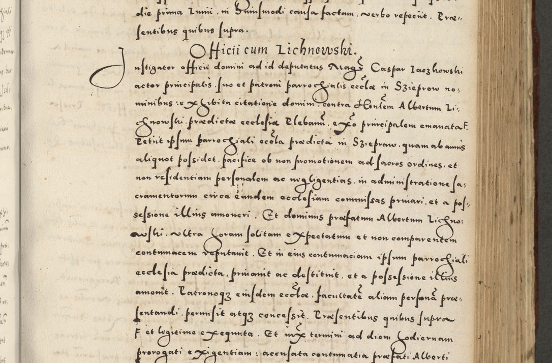 Zdjęcie nr 511 dla obiektu archiwalnego: Acta actorum causarum sententiarum deffinitiuarum, quam interloquutoriarum, decretorum, obligationum, procuratorum etc. coram Reverendo Domino Martino Izbienski de Rusiecz Archidiacono Posnaniensis, custode et in Spiritualibus Vicario generali officiali Cracoviensis, ad Annum Domini Millesimum quingentesimum Sexagesimum Nonum cuius indictio duodecima, Pontus Sanctissimi Pii Papae Quinti Annus quartus foeliciter continuantur