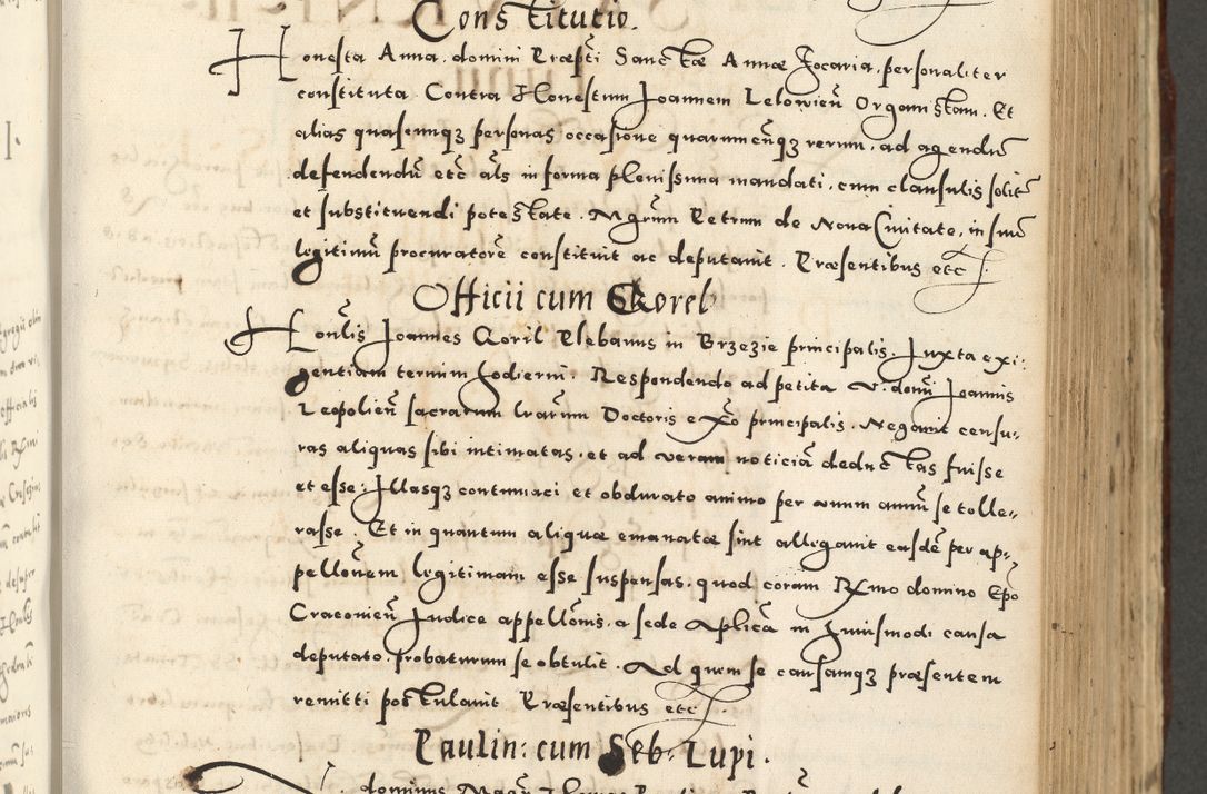 Zdjęcie nr 503 dla obiektu archiwalnego: Acta actorum causarum sententiarum deffinitiuarum, quam interloquutoriarum, decretorum, obligationum, procuratorum etc. coram Reverendo Domino Martino Izbienski de Rusiecz Archidiacono Posnaniensis, custode et in Spiritualibus Vicario generali officiali Cracoviensis, ad Annum Domini Millesimum quingentesimum Sexagesimum Nonum cuius indictio duodecima, Pontus Sanctissimi Pii Papae Quinti Annus quartus foeliciter continuantur