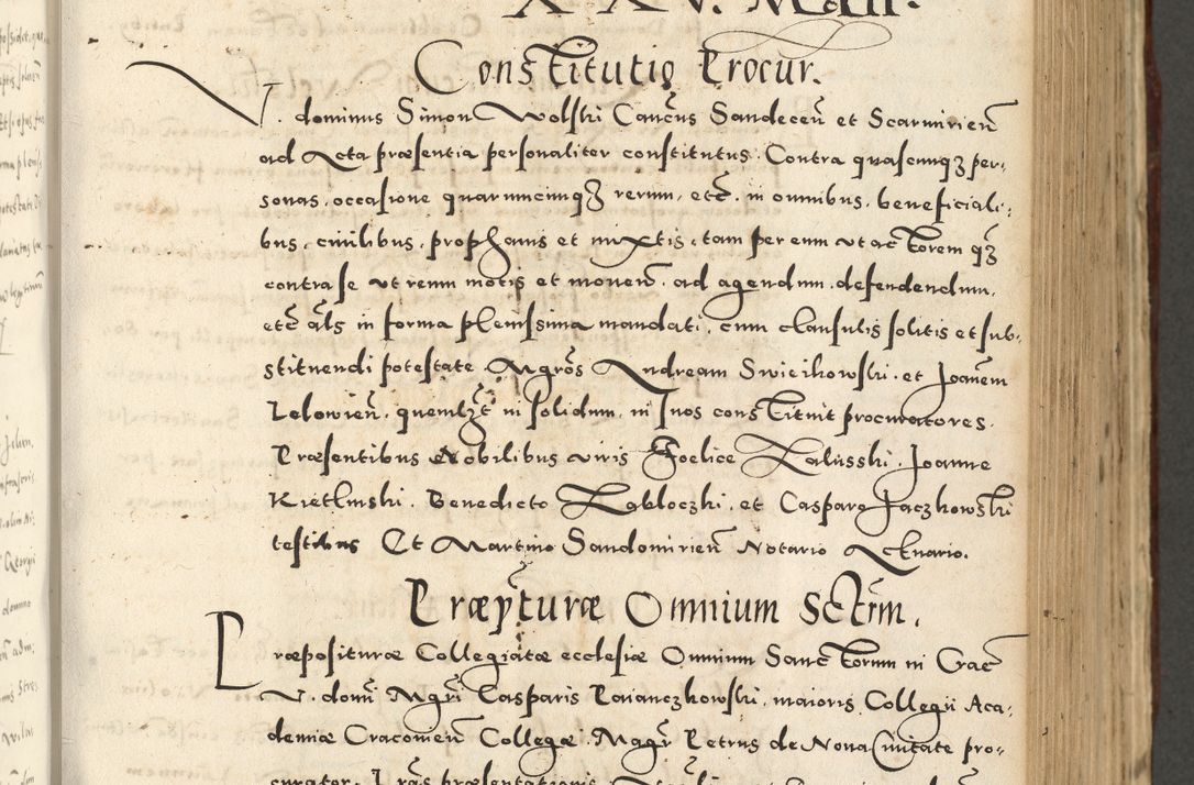 Zdjęcie nr 491 dla obiektu archiwalnego: Acta actorum causarum sententiarum deffinitiuarum, quam interloquutoriarum, decretorum, obligationum, procuratorum etc. coram Reverendo Domino Martino Izbienski de Rusiecz Archidiacono Posnaniensis, custode et in Spiritualibus Vicario generali officiali Cracoviensis, ad Annum Domini Millesimum quingentesimum Sexagesimum Nonum cuius indictio duodecima, Pontus Sanctissimi Pii Papae Quinti Annus quartus foeliciter continuantur