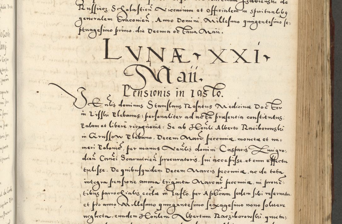 Zdjęcie nr 487 dla obiektu archiwalnego: Acta actorum causarum sententiarum deffinitiuarum, quam interloquutoriarum, decretorum, obligationum, procuratorum etc. coram Reverendo Domino Martino Izbienski de Rusiecz Archidiacono Posnaniensis, custode et in Spiritualibus Vicario generali officiali Cracoviensis, ad Annum Domini Millesimum quingentesimum Sexagesimum Nonum cuius indictio duodecima, Pontus Sanctissimi Pii Papae Quinti Annus quartus foeliciter continuantur