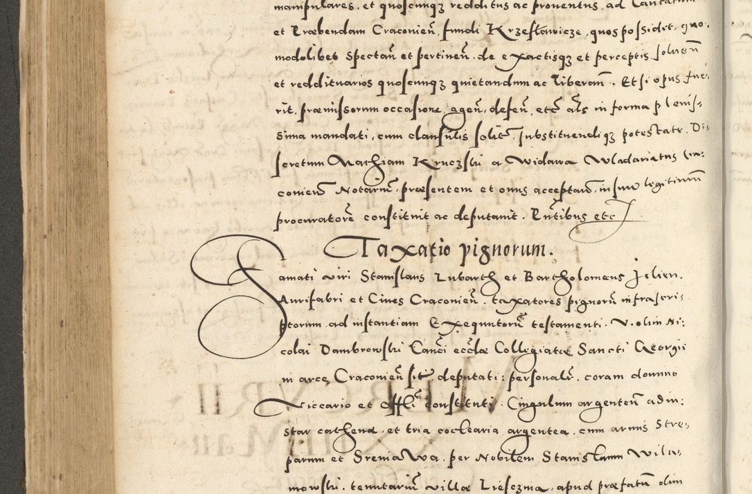 Zdjęcie nr 490 dla obiektu archiwalnego: Acta actorum causarum sententiarum deffinitiuarum, quam interloquutoriarum, decretorum, obligationum, procuratorum etc. coram Reverendo Domino Martino Izbienski de Rusiecz Archidiacono Posnaniensis, custode et in Spiritualibus Vicario generali officiali Cracoviensis, ad Annum Domini Millesimum quingentesimum Sexagesimum Nonum cuius indictio duodecima, Pontus Sanctissimi Pii Papae Quinti Annus quartus foeliciter continuantur