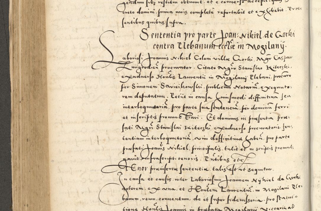 Zdjęcie nr 486 dla obiektu archiwalnego: Acta actorum causarum sententiarum deffinitiuarum, quam interloquutoriarum, decretorum, obligationum, procuratorum etc. coram Reverendo Domino Martino Izbienski de Rusiecz Archidiacono Posnaniensis, custode et in Spiritualibus Vicario generali officiali Cracoviensis, ad Annum Domini Millesimum quingentesimum Sexagesimum Nonum cuius indictio duodecima, Pontus Sanctissimi Pii Papae Quinti Annus quartus foeliciter continuantur