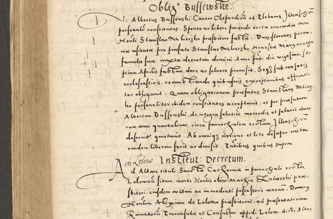 Zdjęcie nr 480 dla obiektu archiwalnego: Acta actorum causarum sententiarum deffinitiuarum, quam interloquutoriarum, decretorum, obligationum, procuratorum etc. coram Reverendo Domino Martino Izbienski de Rusiecz Archidiacono Posnaniensis, custode et in Spiritualibus Vicario generali officiali Cracoviensis, ad Annum Domini Millesimum quingentesimum Sexagesimum Nonum cuius indictio duodecima, Pontus Sanctissimi Pii Papae Quinti Annus quartus foeliciter continuantur