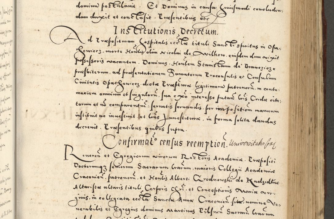 Zdjęcie nr 481 dla obiektu archiwalnego: Acta actorum causarum sententiarum deffinitiuarum, quam interloquutoriarum, decretorum, obligationum, procuratorum etc. coram Reverendo Domino Martino Izbienski de Rusiecz Archidiacono Posnaniensis, custode et in Spiritualibus Vicario generali officiali Cracoviensis, ad Annum Domini Millesimum quingentesimum Sexagesimum Nonum cuius indictio duodecima, Pontus Sanctissimi Pii Papae Quinti Annus quartus foeliciter continuantur