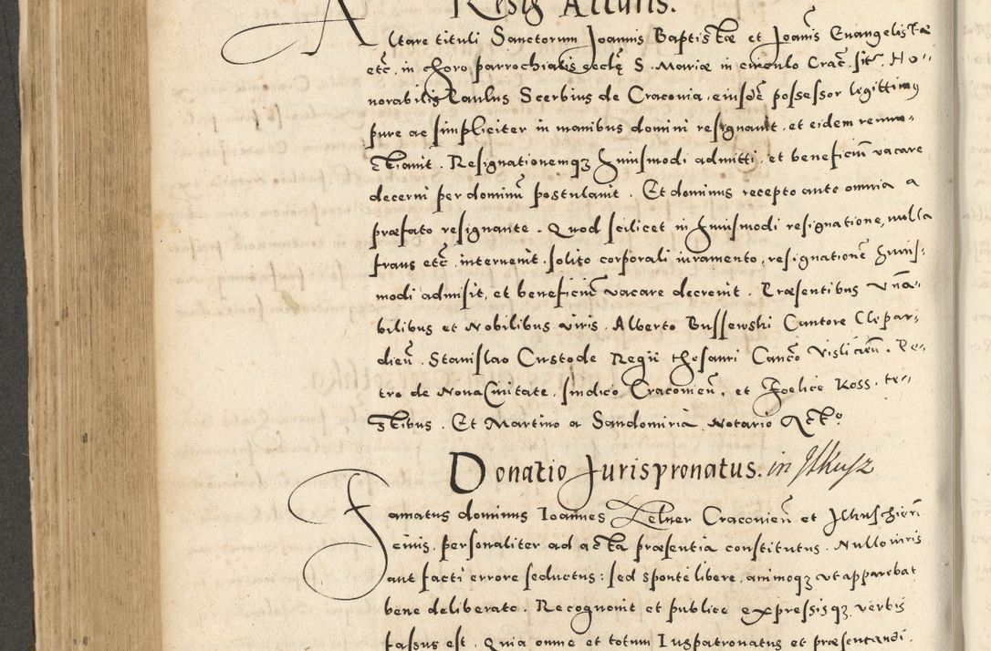 Zdjęcie nr 474 dla obiektu archiwalnego: Acta actorum causarum sententiarum deffinitiuarum, quam interloquutoriarum, decretorum, obligationum, procuratorum etc. coram Reverendo Domino Martino Izbienski de Rusiecz Archidiacono Posnaniensis, custode et in Spiritualibus Vicario generali officiali Cracoviensis, ad Annum Domini Millesimum quingentesimum Sexagesimum Nonum cuius indictio duodecima, Pontus Sanctissimi Pii Papae Quinti Annus quartus foeliciter continuantur
