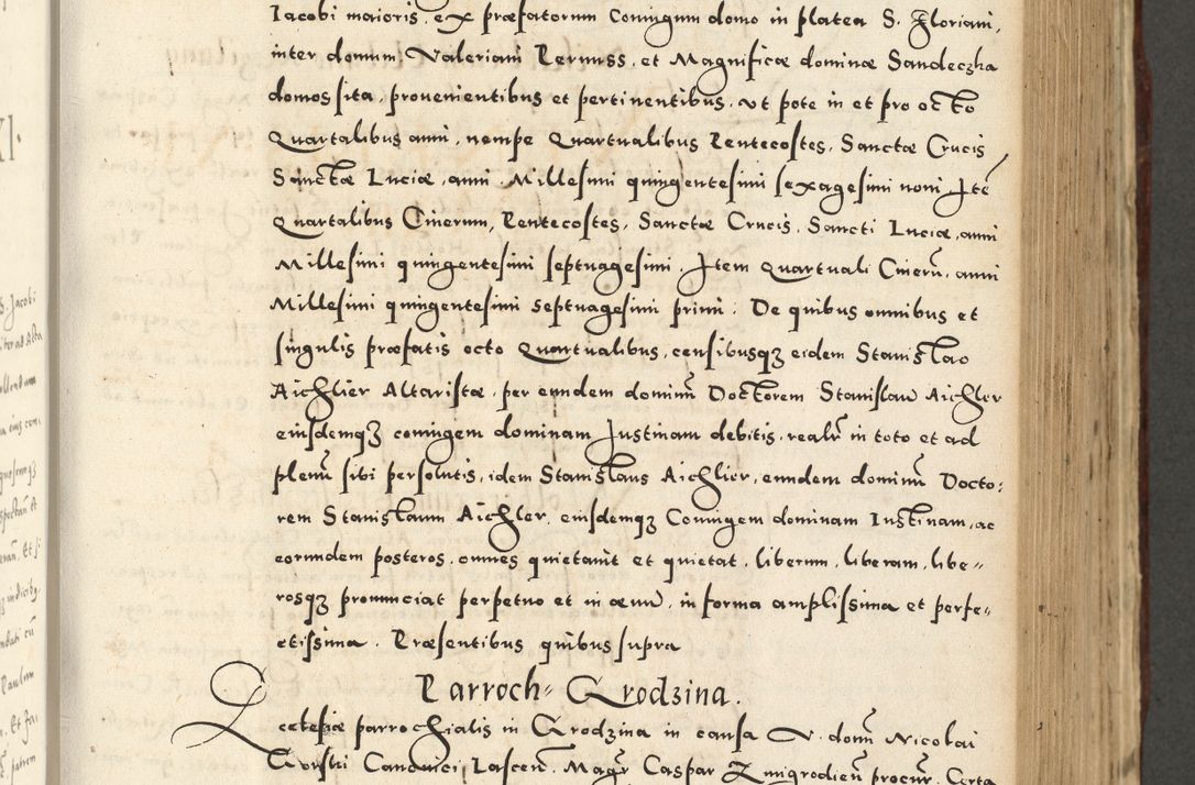 Zdjęcie nr 471 dla obiektu archiwalnego: Acta actorum causarum sententiarum deffinitiuarum, quam interloquutoriarum, decretorum, obligationum, procuratorum etc. coram Reverendo Domino Martino Izbienski de Rusiecz Archidiacono Posnaniensis, custode et in Spiritualibus Vicario generali officiali Cracoviensis, ad Annum Domini Millesimum quingentesimum Sexagesimum Nonum cuius indictio duodecima, Pontus Sanctissimi Pii Papae Quinti Annus quartus foeliciter continuantur