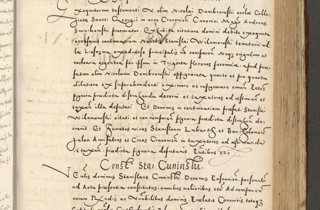 Zdjęcie nr 469 dla obiektu archiwalnego: Acta actorum causarum sententiarum deffinitiuarum, quam interloquutoriarum, decretorum, obligationum, procuratorum etc. coram Reverendo Domino Martino Izbienski de Rusiecz Archidiacono Posnaniensis, custode et in Spiritualibus Vicario generali officiali Cracoviensis, ad Annum Domini Millesimum quingentesimum Sexagesimum Nonum cuius indictio duodecima, Pontus Sanctissimi Pii Papae Quinti Annus quartus foeliciter continuantur