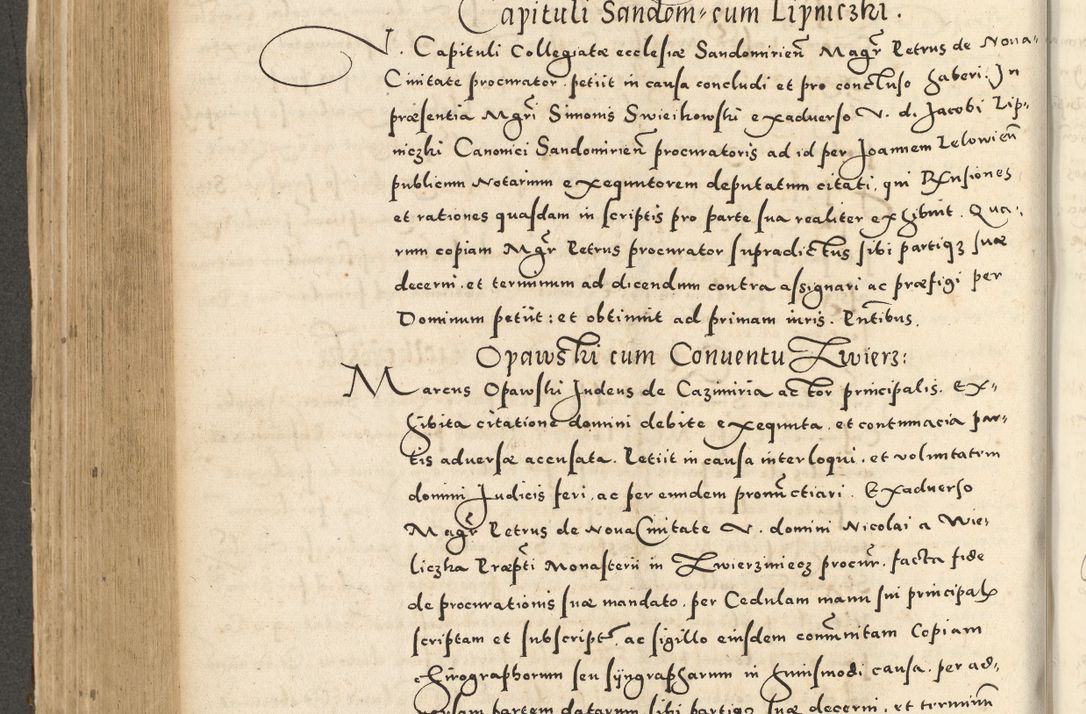 Zdjęcie nr 466 dla obiektu archiwalnego: Acta actorum causarum sententiarum deffinitiuarum, quam interloquutoriarum, decretorum, obligationum, procuratorum etc. coram Reverendo Domino Martino Izbienski de Rusiecz Archidiacono Posnaniensis, custode et in Spiritualibus Vicario generali officiali Cracoviensis, ad Annum Domini Millesimum quingentesimum Sexagesimum Nonum cuius indictio duodecima, Pontus Sanctissimi Pii Papae Quinti Annus quartus foeliciter continuantur