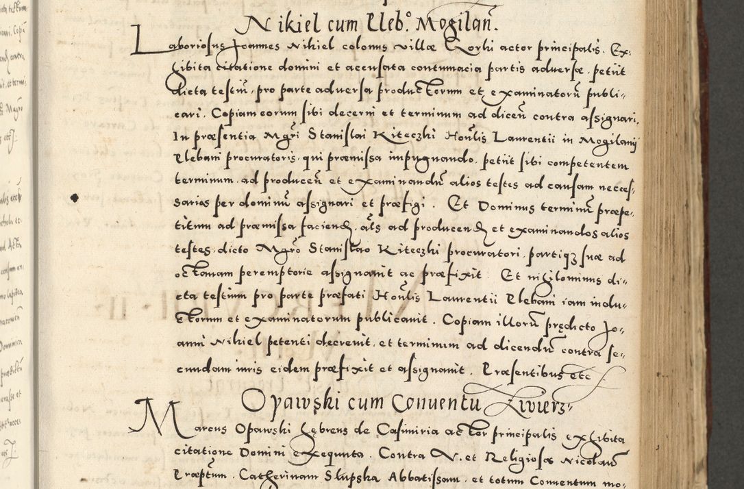 Zdjęcie nr 457 dla obiektu archiwalnego: Acta actorum causarum sententiarum deffinitiuarum, quam interloquutoriarum, decretorum, obligationum, procuratorum etc. coram Reverendo Domino Martino Izbienski de Rusiecz Archidiacono Posnaniensis, custode et in Spiritualibus Vicario generali officiali Cracoviensis, ad Annum Domini Millesimum quingentesimum Sexagesimum Nonum cuius indictio duodecima, Pontus Sanctissimi Pii Papae Quinti Annus quartus foeliciter continuantur