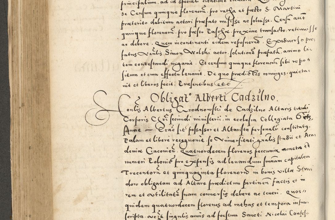 Zdjęcie nr 454 dla obiektu archiwalnego: Acta actorum causarum sententiarum deffinitiuarum, quam interloquutoriarum, decretorum, obligationum, procuratorum etc. coram Reverendo Domino Martino Izbienski de Rusiecz Archidiacono Posnaniensis, custode et in Spiritualibus Vicario generali officiali Cracoviensis, ad Annum Domini Millesimum quingentesimum Sexagesimum Nonum cuius indictio duodecima, Pontus Sanctissimi Pii Papae Quinti Annus quartus foeliciter continuantur