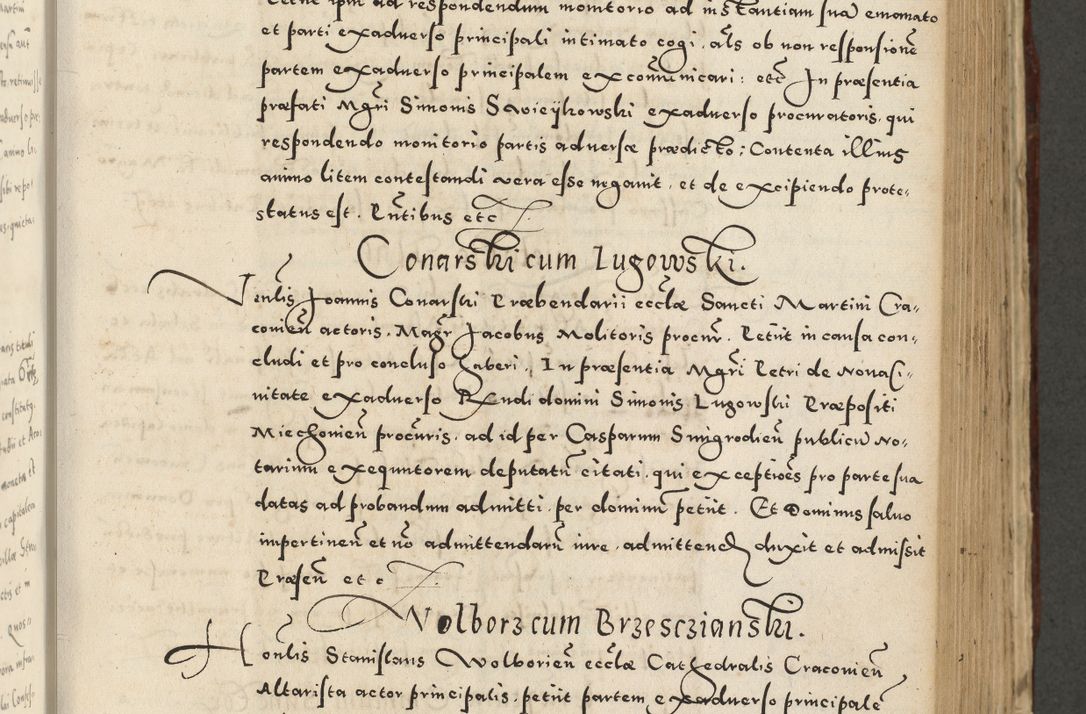 Zdjęcie nr 455 dla obiektu archiwalnego: Acta actorum causarum sententiarum deffinitiuarum, quam interloquutoriarum, decretorum, obligationum, procuratorum etc. coram Reverendo Domino Martino Izbienski de Rusiecz Archidiacono Posnaniensis, custode et in Spiritualibus Vicario generali officiali Cracoviensis, ad Annum Domini Millesimum quingentesimum Sexagesimum Nonum cuius indictio duodecima, Pontus Sanctissimi Pii Papae Quinti Annus quartus foeliciter continuantur