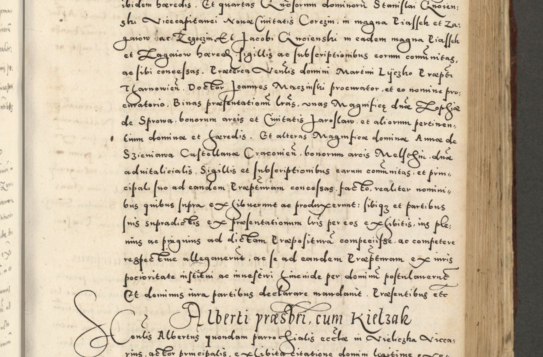 Zdjęcie nr 445 dla obiektu archiwalnego: Acta actorum causarum sententiarum deffinitiuarum, quam interloquutoriarum, decretorum, obligationum, procuratorum etc. coram Reverendo Domino Martino Izbienski de Rusiecz Archidiacono Posnaniensis, custode et in Spiritualibus Vicario generali officiali Cracoviensis, ad Annum Domini Millesimum quingentesimum Sexagesimum Nonum cuius indictio duodecima, Pontus Sanctissimi Pii Papae Quinti Annus quartus foeliciter continuantur