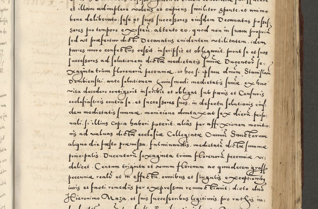 Zdjęcie nr 437 dla obiektu archiwalnego: Acta actorum causarum sententiarum deffinitiuarum, quam interloquutoriarum, decretorum, obligationum, procuratorum etc. coram Reverendo Domino Martino Izbienski de Rusiecz Archidiacono Posnaniensis, custode et in Spiritualibus Vicario generali officiali Cracoviensis, ad Annum Domini Millesimum quingentesimum Sexagesimum Nonum cuius indictio duodecima, Pontus Sanctissimi Pii Papae Quinti Annus quartus foeliciter continuantur