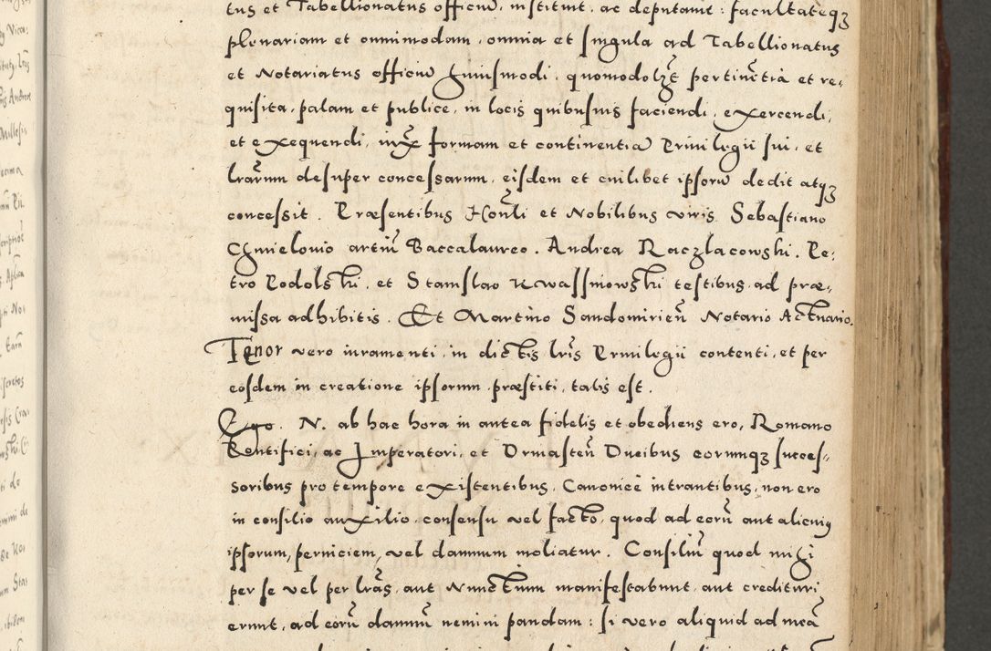 Zdjęcie nr 433 dla obiektu archiwalnego: Acta actorum causarum sententiarum deffinitiuarum, quam interloquutoriarum, decretorum, obligationum, procuratorum etc. coram Reverendo Domino Martino Izbienski de Rusiecz Archidiacono Posnaniensis, custode et in Spiritualibus Vicario generali officiali Cracoviensis, ad Annum Domini Millesimum quingentesimum Sexagesimum Nonum cuius indictio duodecima, Pontus Sanctissimi Pii Papae Quinti Annus quartus foeliciter continuantur