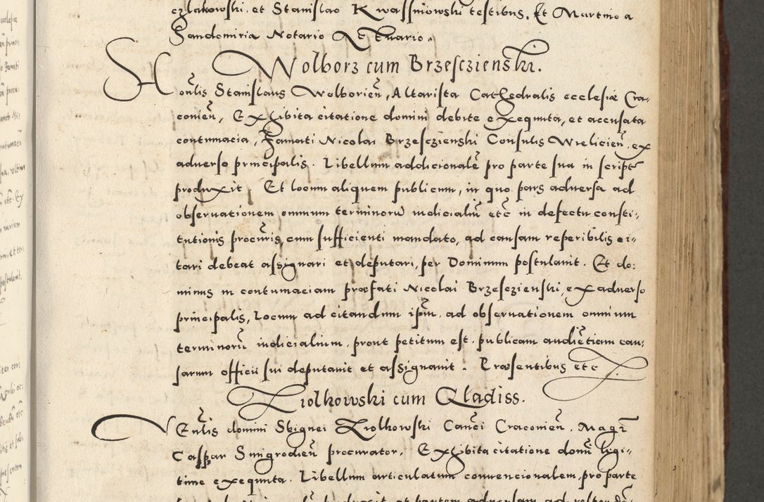 Zdjęcie nr 427 dla obiektu archiwalnego: Acta actorum causarum sententiarum deffinitiuarum, quam interloquutoriarum, decretorum, obligationum, procuratorum etc. coram Reverendo Domino Martino Izbienski de Rusiecz Archidiacono Posnaniensis, custode et in Spiritualibus Vicario generali officiali Cracoviensis, ad Annum Domini Millesimum quingentesimum Sexagesimum Nonum cuius indictio duodecima, Pontus Sanctissimi Pii Papae Quinti Annus quartus foeliciter continuantur