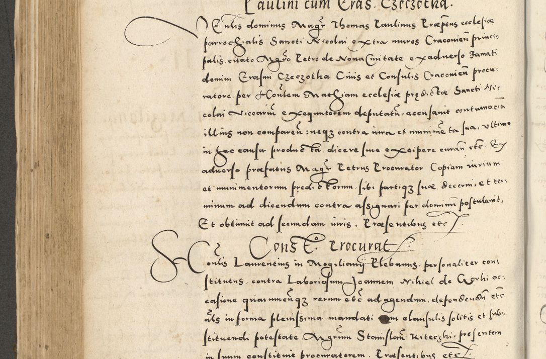 Zdjęcie nr 426 dla obiektu archiwalnego: Acta actorum causarum sententiarum deffinitiuarum, quam interloquutoriarum, decretorum, obligationum, procuratorum etc. coram Reverendo Domino Martino Izbienski de Rusiecz Archidiacono Posnaniensis, custode et in Spiritualibus Vicario generali officiali Cracoviensis, ad Annum Domini Millesimum quingentesimum Sexagesimum Nonum cuius indictio duodecima, Pontus Sanctissimi Pii Papae Quinti Annus quartus foeliciter continuantur