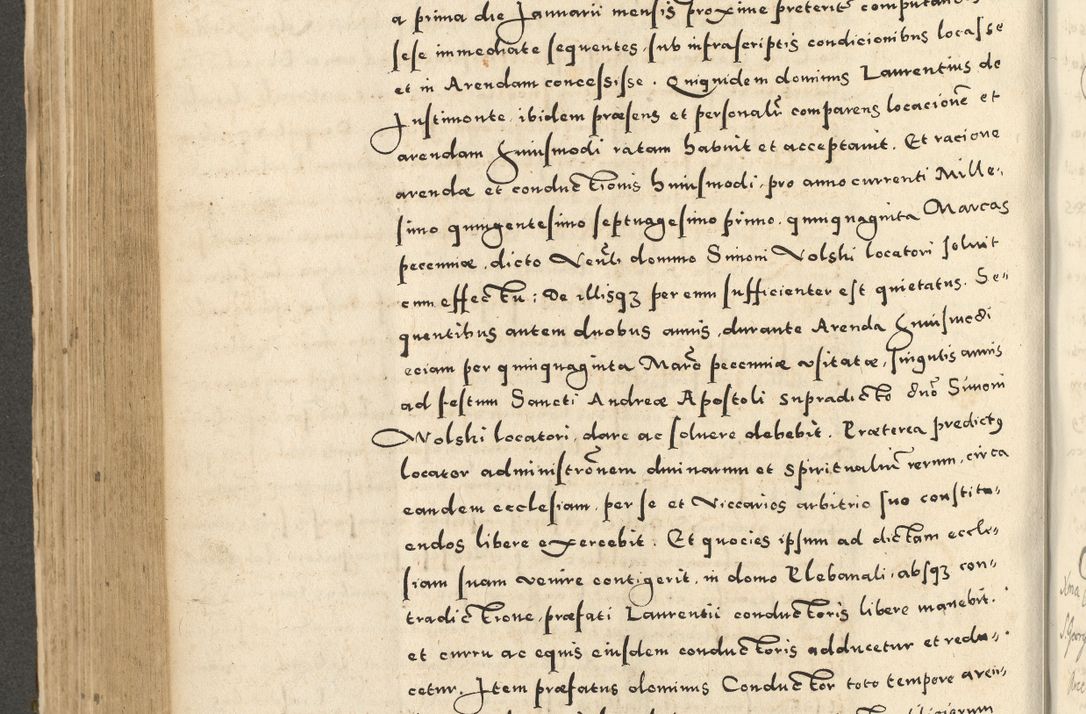 Zdjęcie nr 412 dla obiektu archiwalnego: Acta actorum causarum sententiarum deffinitiuarum, quam interloquutoriarum, decretorum, obligationum, procuratorum etc. coram Reverendo Domino Martino Izbienski de Rusiecz Archidiacono Posnaniensis, custode et in Spiritualibus Vicario generali officiali Cracoviensis, ad Annum Domini Millesimum quingentesimum Sexagesimum Nonum cuius indictio duodecima, Pontus Sanctissimi Pii Papae Quinti Annus quartus foeliciter continuantur