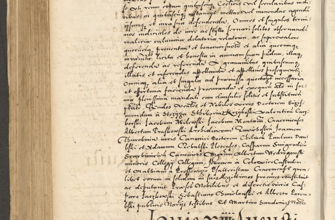 Zdjęcie nr 806 dla obiektu archiwalnego: Acta actorum causarum sententiarum deffinitiuarum, quam interloquutoriarum, decretorum, obligationum, procuratorum etc. coram Reverendo Domino Martino Izbienski de Rusiecz Archidiacono Posnaniensis, custode et in Spiritualibus Vicario generali officiali Cracoviensis, ad Annum Domini Millesimum quingentesimum Sexagesimum Nonum cuius indictio duodecima, Pontus Sanctissimi Pii Papae Quinti Annus quartus foeliciter continuantur