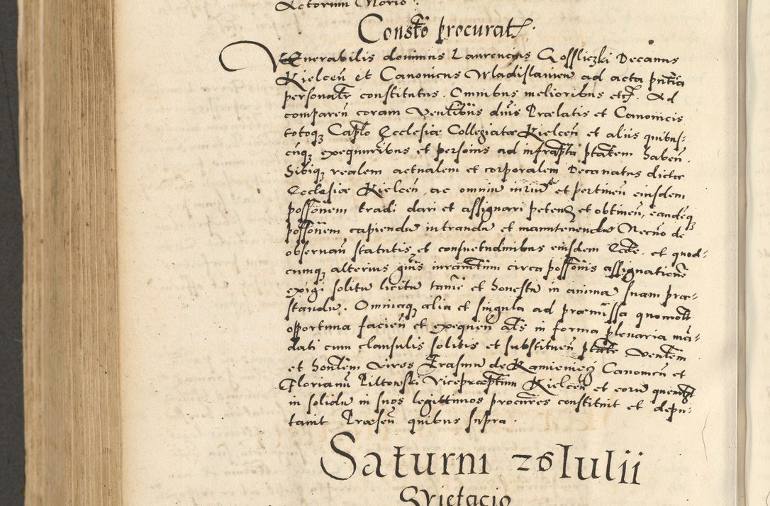 Zdjęcie nr 802 dla obiektu archiwalnego: Acta actorum causarum sententiarum deffinitiuarum, quam interloquutoriarum, decretorum, obligationum, procuratorum etc. coram Reverendo Domino Martino Izbienski de Rusiecz Archidiacono Posnaniensis, custode et in Spiritualibus Vicario generali officiali Cracoviensis, ad Annum Domini Millesimum quingentesimum Sexagesimum Nonum cuius indictio duodecima, Pontus Sanctissimi Pii Papae Quinti Annus quartus foeliciter continuantur