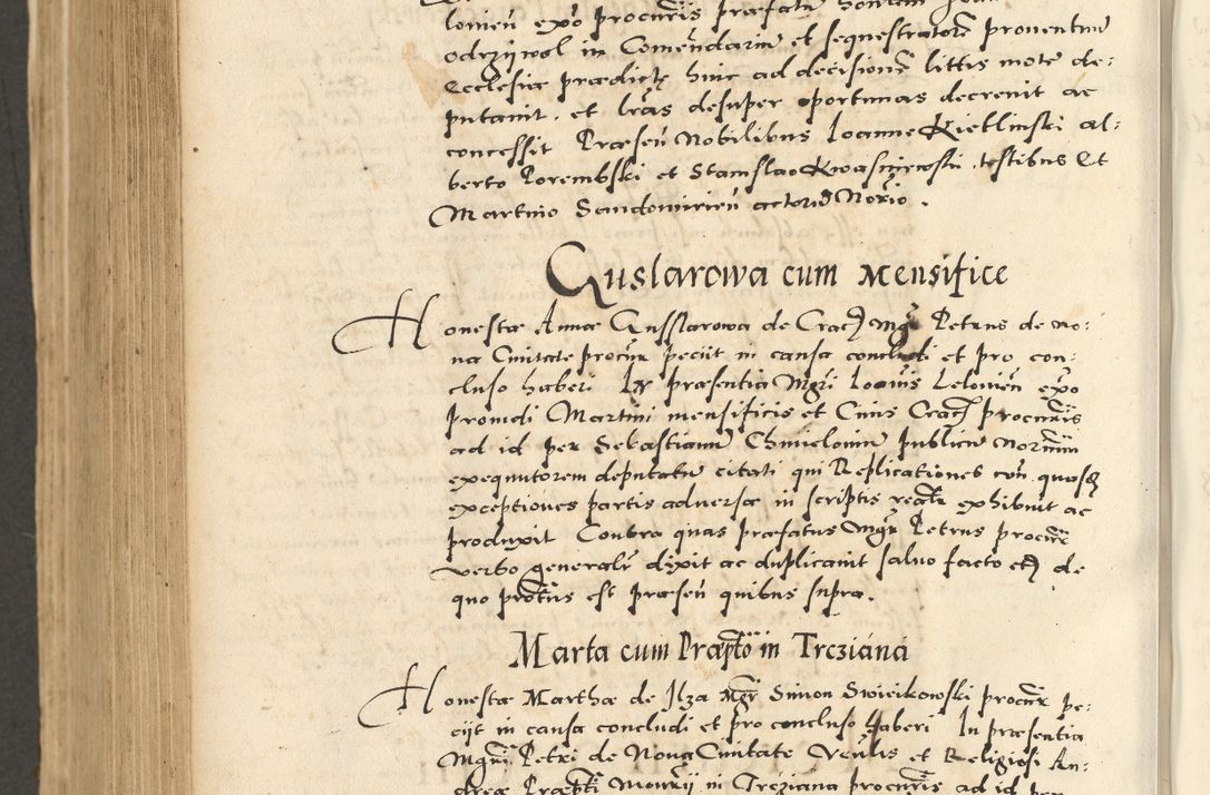 Zdjęcie nr 800 dla obiektu archiwalnego: Acta actorum causarum sententiarum deffinitiuarum, quam interloquutoriarum, decretorum, obligationum, procuratorum etc. coram Reverendo Domino Martino Izbienski de Rusiecz Archidiacono Posnaniensis, custode et in Spiritualibus Vicario generali officiali Cracoviensis, ad Annum Domini Millesimum quingentesimum Sexagesimum Nonum cuius indictio duodecima, Pontus Sanctissimi Pii Papae Quinti Annus quartus foeliciter continuantur