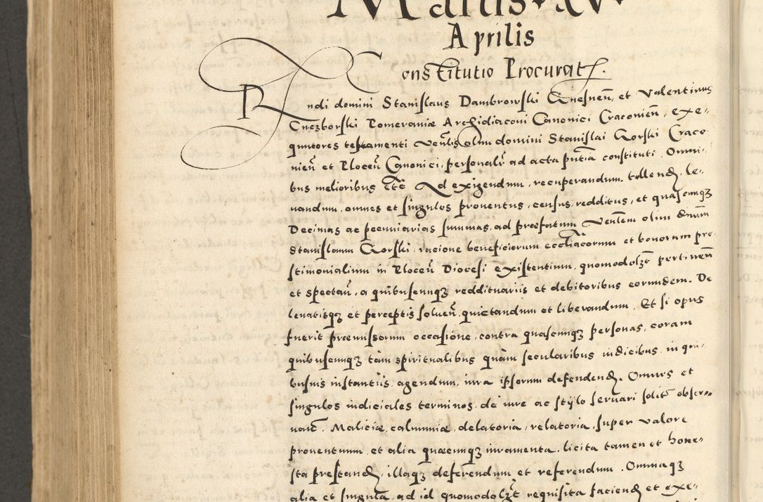 Zdjęcie nr 780 dla obiektu archiwalnego: Acta actorum causarum sententiarum deffinitiuarum, quam interloquutoriarum, decretorum, obligationum, procuratorum etc. coram Reverendo Domino Martino Izbienski de Rusiecz Archidiacono Posnaniensis, custode et in Spiritualibus Vicario generali officiali Cracoviensis, ad Annum Domini Millesimum quingentesimum Sexagesimum Nonum cuius indictio duodecima, Pontus Sanctissimi Pii Papae Quinti Annus quartus foeliciter continuantur