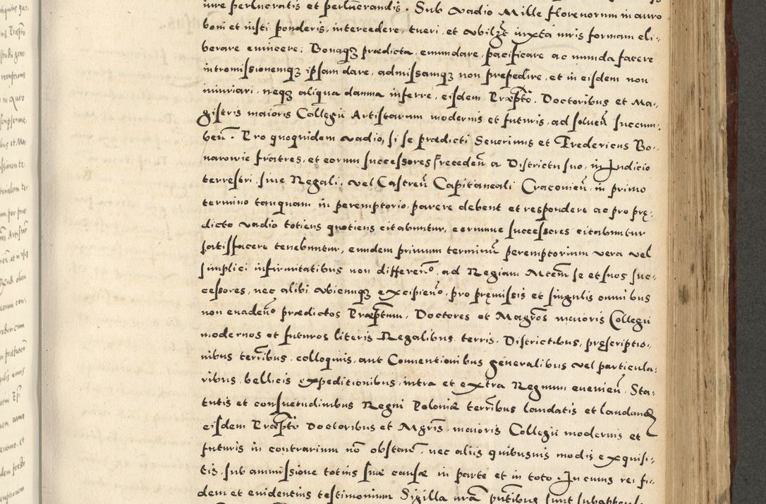 Zdjęcie nr 777 dla obiektu archiwalnego: Acta actorum causarum sententiarum deffinitiuarum, quam interloquutoriarum, decretorum, obligationum, procuratorum etc. coram Reverendo Domino Martino Izbienski de Rusiecz Archidiacono Posnaniensis, custode et in Spiritualibus Vicario generali officiali Cracoviensis, ad Annum Domini Millesimum quingentesimum Sexagesimum Nonum cuius indictio duodecima, Pontus Sanctissimi Pii Papae Quinti Annus quartus foeliciter continuantur