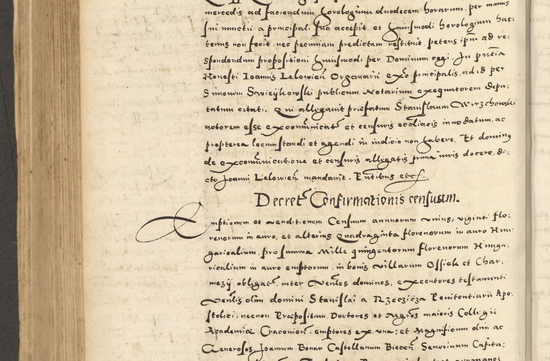 Zdjęcie nr 770 dla obiektu archiwalnego: Acta actorum causarum sententiarum deffinitiuarum, quam interloquutoriarum, decretorum, obligationum, procuratorum etc. coram Reverendo Domino Martino Izbienski de Rusiecz Archidiacono Posnaniensis, custode et in Spiritualibus Vicario generali officiali Cracoviensis, ad Annum Domini Millesimum quingentesimum Sexagesimum Nonum cuius indictio duodecima, Pontus Sanctissimi Pii Papae Quinti Annus quartus foeliciter continuantur