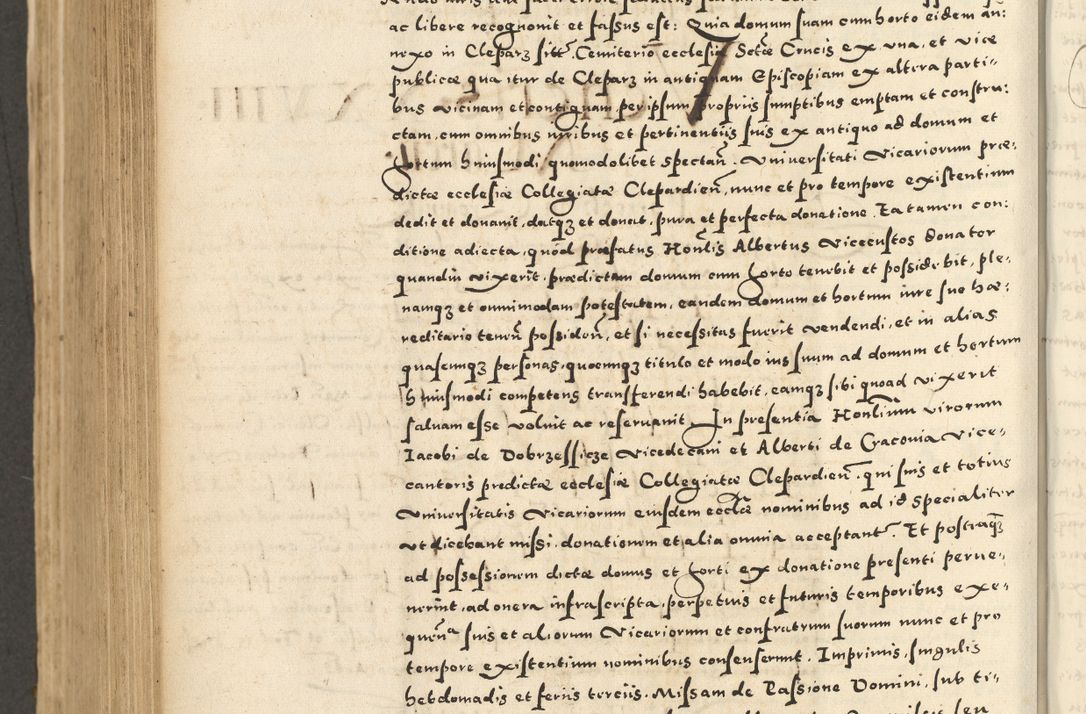 Zdjęcie nr 760 dla obiektu archiwalnego: Acta actorum causarum sententiarum deffinitiuarum, quam interloquutoriarum, decretorum, obligationum, procuratorum etc. coram Reverendo Domino Martino Izbienski de Rusiecz Archidiacono Posnaniensis, custode et in Spiritualibus Vicario generali officiali Cracoviensis, ad Annum Domini Millesimum quingentesimum Sexagesimum Nonum cuius indictio duodecima, Pontus Sanctissimi Pii Papae Quinti Annus quartus foeliciter continuantur