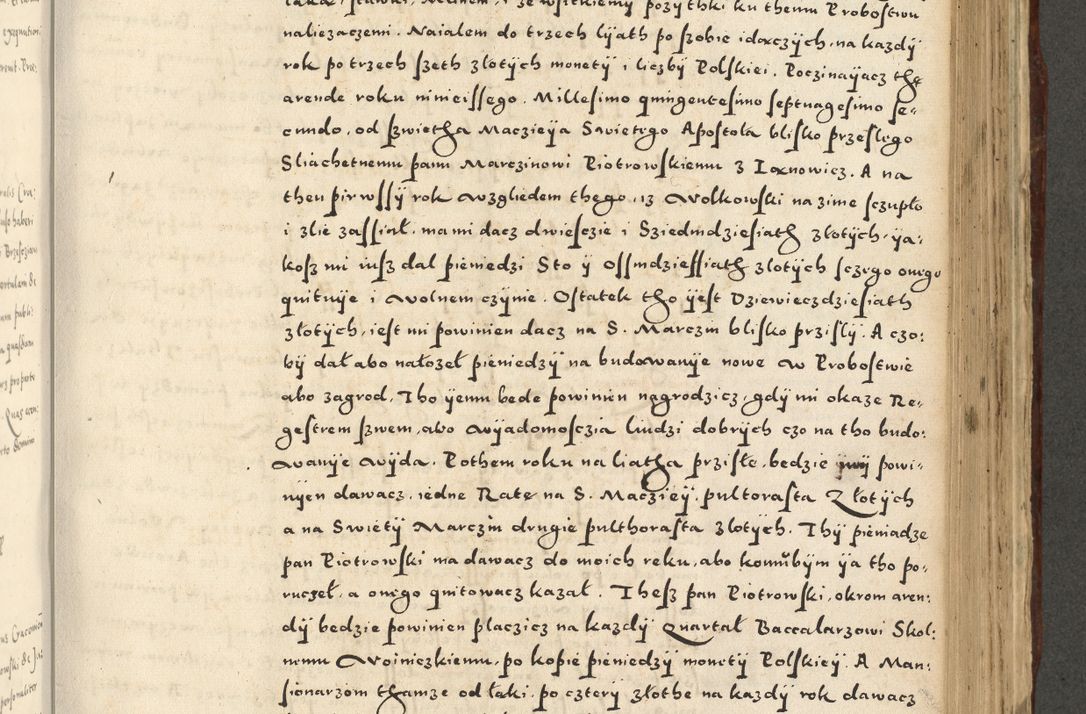 Zdjęcie nr 755 dla obiektu archiwalnego: Acta actorum causarum sententiarum deffinitiuarum, quam interloquutoriarum, decretorum, obligationum, procuratorum etc. coram Reverendo Domino Martino Izbienski de Rusiecz Archidiacono Posnaniensis, custode et in Spiritualibus Vicario generali officiali Cracoviensis, ad Annum Domini Millesimum quingentesimum Sexagesimum Nonum cuius indictio duodecima, Pontus Sanctissimi Pii Papae Quinti Annus quartus foeliciter continuantur