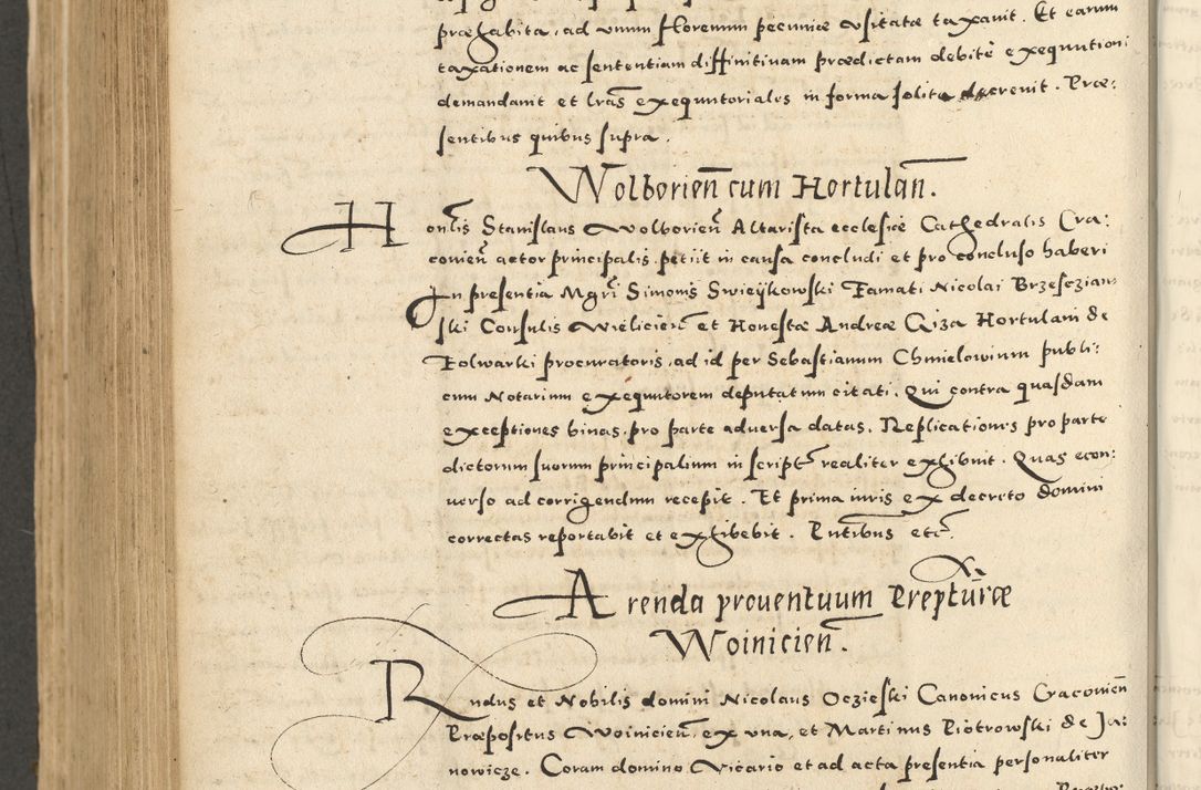 Zdjęcie nr 754 dla obiektu archiwalnego: Acta actorum causarum sententiarum deffinitiuarum, quam interloquutoriarum, decretorum, obligationum, procuratorum etc. coram Reverendo Domino Martino Izbienski de Rusiecz Archidiacono Posnaniensis, custode et in Spiritualibus Vicario generali officiali Cracoviensis, ad Annum Domini Millesimum quingentesimum Sexagesimum Nonum cuius indictio duodecima, Pontus Sanctissimi Pii Papae Quinti Annus quartus foeliciter continuantur