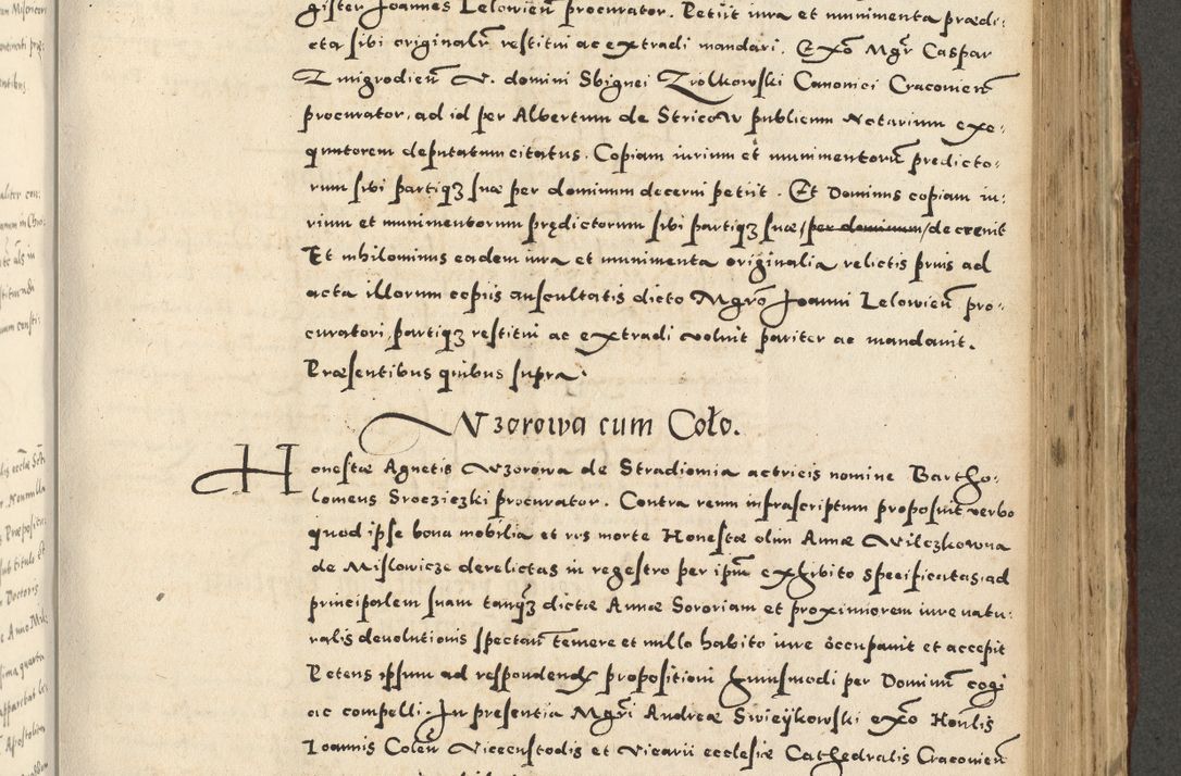 Zdjęcie nr 753 dla obiektu archiwalnego: Acta actorum causarum sententiarum deffinitiuarum, quam interloquutoriarum, decretorum, obligationum, procuratorum etc. coram Reverendo Domino Martino Izbienski de Rusiecz Archidiacono Posnaniensis, custode et in Spiritualibus Vicario generali officiali Cracoviensis, ad Annum Domini Millesimum quingentesimum Sexagesimum Nonum cuius indictio duodecima, Pontus Sanctissimi Pii Papae Quinti Annus quartus foeliciter continuantur