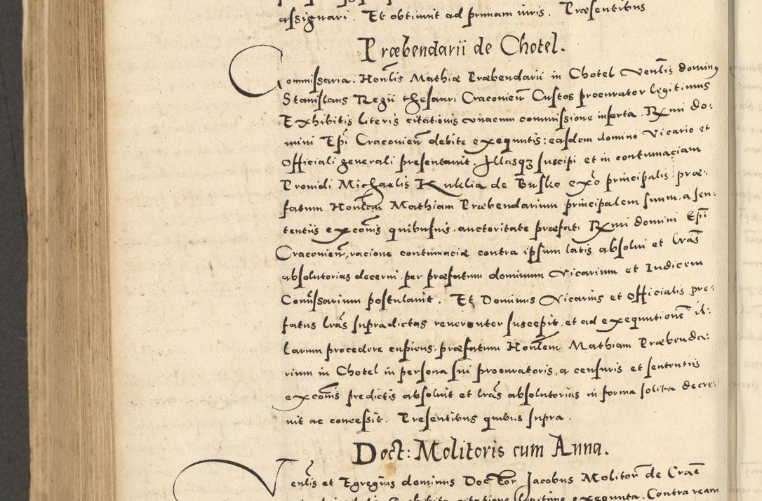 Zdjęcie nr 744 dla obiektu archiwalnego: Acta actorum causarum sententiarum deffinitiuarum, quam interloquutoriarum, decretorum, obligationum, procuratorum etc. coram Reverendo Domino Martino Izbienski de Rusiecz Archidiacono Posnaniensis, custode et in Spiritualibus Vicario generali officiali Cracoviensis, ad Annum Domini Millesimum quingentesimum Sexagesimum Nonum cuius indictio duodecima, Pontus Sanctissimi Pii Papae Quinti Annus quartus foeliciter continuantur