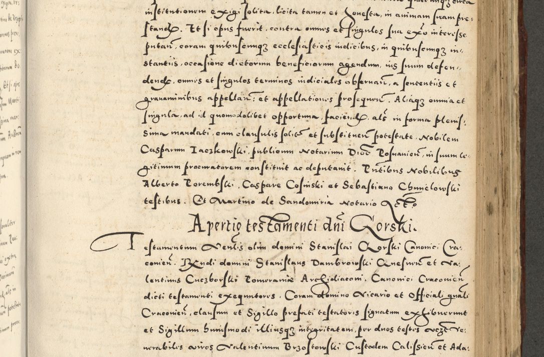 Zdjęcie nr 741 dla obiektu archiwalnego: Acta actorum causarum sententiarum deffinitiuarum, quam interloquutoriarum, decretorum, obligationum, procuratorum etc. coram Reverendo Domino Martino Izbienski de Rusiecz Archidiacono Posnaniensis, custode et in Spiritualibus Vicario generali officiali Cracoviensis, ad Annum Domini Millesimum quingentesimum Sexagesimum Nonum cuius indictio duodecima, Pontus Sanctissimi Pii Papae Quinti Annus quartus foeliciter continuantur