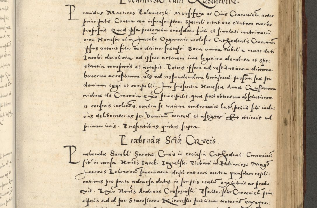 Zdjęcie nr 743 dla obiektu archiwalnego: Acta actorum causarum sententiarum deffinitiuarum, quam interloquutoriarum, decretorum, obligationum, procuratorum etc. coram Reverendo Domino Martino Izbienski de Rusiecz Archidiacono Posnaniensis, custode et in Spiritualibus Vicario generali officiali Cracoviensis, ad Annum Domini Millesimum quingentesimum Sexagesimum Nonum cuius indictio duodecima, Pontus Sanctissimi Pii Papae Quinti Annus quartus foeliciter continuantur