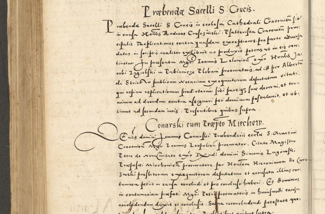 Zdjęcie nr 738 dla obiektu archiwalnego: Acta actorum causarum sententiarum deffinitiuarum, quam interloquutoriarum, decretorum, obligationum, procuratorum etc. coram Reverendo Domino Martino Izbienski de Rusiecz Archidiacono Posnaniensis, custode et in Spiritualibus Vicario generali officiali Cracoviensis, ad Annum Domini Millesimum quingentesimum Sexagesimum Nonum cuius indictio duodecima, Pontus Sanctissimi Pii Papae Quinti Annus quartus foeliciter continuantur