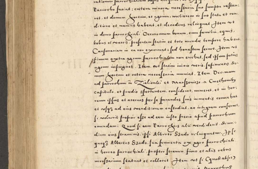 Zdjęcie nr 736 dla obiektu archiwalnego: Acta actorum causarum sententiarum deffinitiuarum, quam interloquutoriarum, decretorum, obligationum, procuratorum etc. coram Reverendo Domino Martino Izbienski de Rusiecz Archidiacono Posnaniensis, custode et in Spiritualibus Vicario generali officiali Cracoviensis, ad Annum Domini Millesimum quingentesimum Sexagesimum Nonum cuius indictio duodecima, Pontus Sanctissimi Pii Papae Quinti Annus quartus foeliciter continuantur