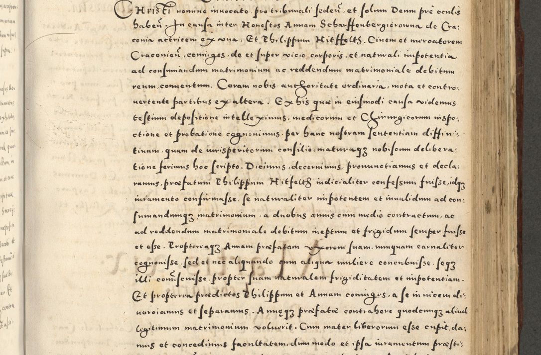 Zdjęcie nr 715 dla obiektu archiwalnego: Acta actorum causarum sententiarum deffinitiuarum, quam interloquutoriarum, decretorum, obligationum, procuratorum etc. coram Reverendo Domino Martino Izbienski de Rusiecz Archidiacono Posnaniensis, custode et in Spiritualibus Vicario generali officiali Cracoviensis, ad Annum Domini Millesimum quingentesimum Sexagesimum Nonum cuius indictio duodecima, Pontus Sanctissimi Pii Papae Quinti Annus quartus foeliciter continuantur